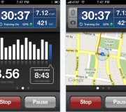 RunKeeper Pro iPhone Interface
