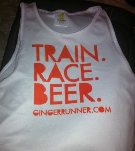 custom running singlet