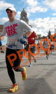 Early in the 2012 LA Marathon