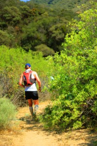 Heading back out onto the singletrack